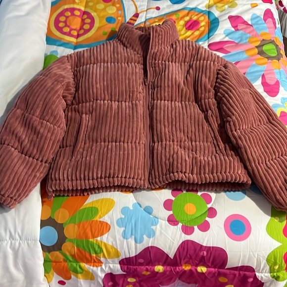 FOREVER 21 Rose Gold Pink Puffer Coat 🩷 - Picture 1 of 6